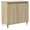 vidaXL Kopalni&scaron;ka omarica sonoma hrast 58x33x60 cm inženirski les