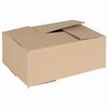 vidaXL Zložljiva &scaron;katla 50 kos Naravna 25 x 17,5 x 10 cm Lepenka
