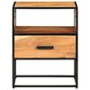 vidaXL Nočna omarica 40x30x50 cm trden akacijev les