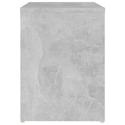 vidaXL Nočna omarica 2 kosa betonsko siva 40x30x40 cm iverna plošča