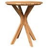 vidaXL Stranska miza Rjava 70 x 70 x 75 cm Trden tikov les