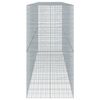 vidaXL Gabionska košara s pokrovom 550x100x200 cm pocinkano železo