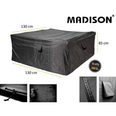 Madison Pokrivalo za zunanje pohištvo 130x130x85 cm sivo