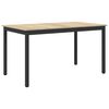 vidaXL Jedilne mize 140 x 80 x 75 cm KOVINA