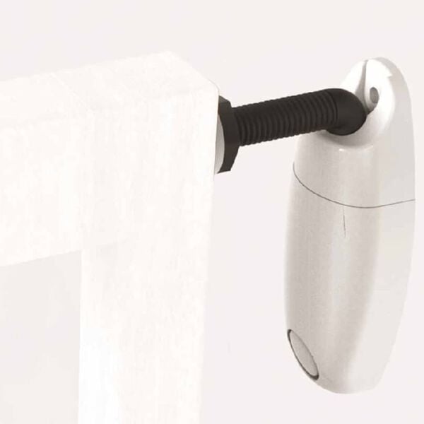 Noma Raztegljiva varnostna vrata 63,5-106 cm les bele barve 94153