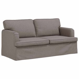 vidaXL Kavč Taupe 162 x 80 x 85 cm blago