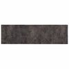 vidaXL Kuhinjska preproga črn beton 150 x 45 cm 100% poliamid Pralna