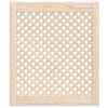 vidaXL Vrata za omarico z mrežico 2 kosa 59,5x69 cm trdna borovina