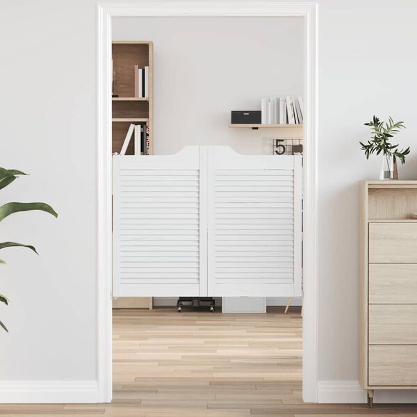 vidaXL Swing Doors Louvred Design 2 para Bela 80x100 cm