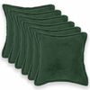 vidaXL Prevleka za blazino 6 kos HOUTEN Temno zelena 30 x 30 cm Boucl&eacute;