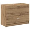 vidaXL Kopalni&scaron;ka omarica Umetni hrast 78 x 37 x 59 cm Konstruiran les