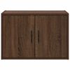vidaXL Garažna stenska omara Ustvarjen les iz rjavega hrasta