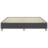 vidaXL Posteljni okvir boxspring sivo blago 200x200 cm