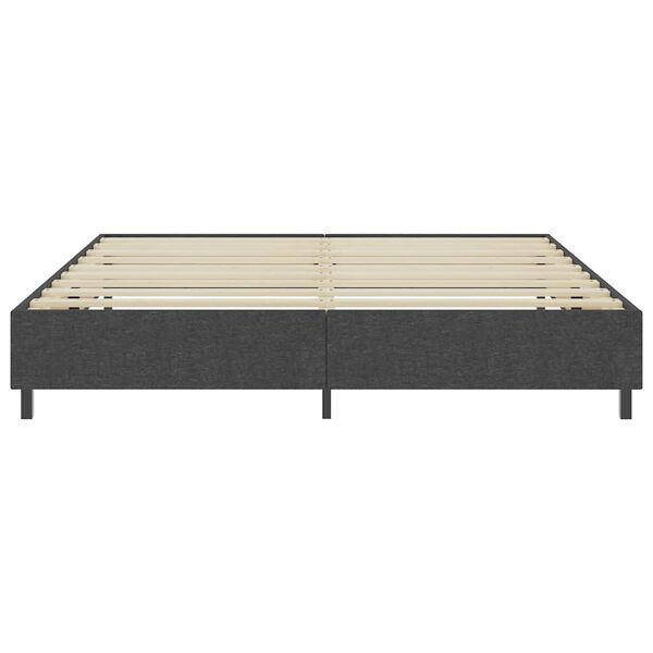 vidaXL Posteljni okvir boxspring sivo blago 200x200 cm