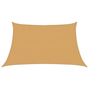 vidaXL Senčnik za jadro 160 g/m&sup2; trapezno pe&scaron;čeno 3/4x2 m HDPE