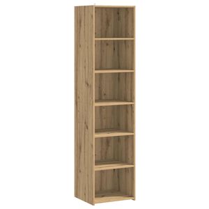 vidaXL Strani &scaron;al Artisan hrast 45 x 41 x 185 cm Inženirski les