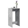 vidaXL Barska miza betonsko siva 51x50x103,5 cm inženirski les