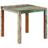 vidaXL Jedilna miza 82x80x76 cm trden predelan les