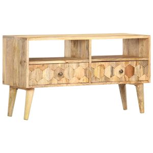 vidaXL TV omarica 90x30x50 cm trden mangov les