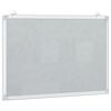 vidaXL Magnetna tabla 80x60x1,7 cm aluminij