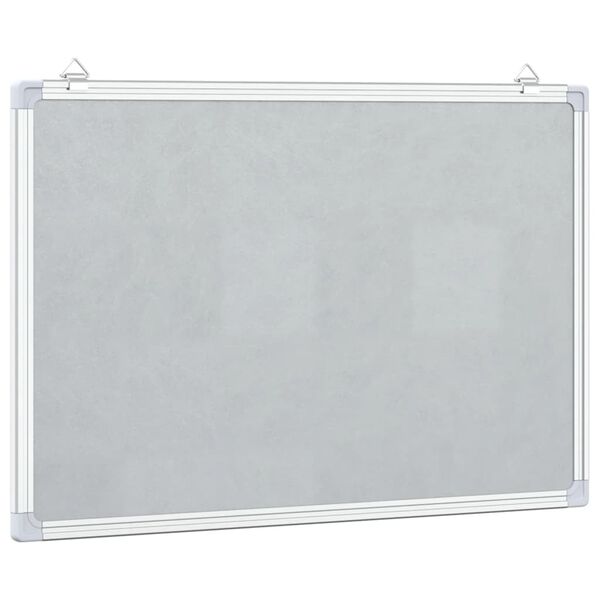 vidaXL Magnetna tabla 80x60x1,7 cm aluminij