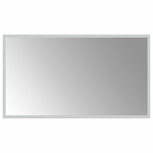 vidaXL LED kopalni&scaron;ko ogledalo Transparentno 70 x 40 cm kaljeno steklo