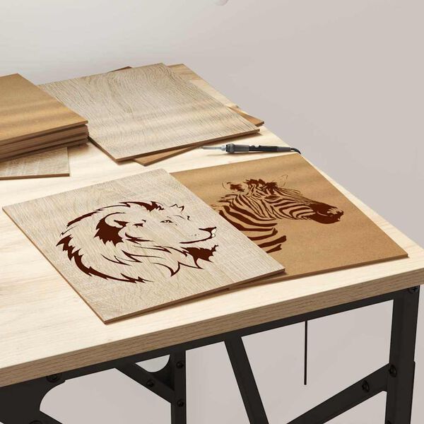 vidaXL Dekorativni paneli 12 pcs Sonoma hrast 21 x 30 x 0,27 cm