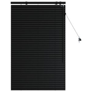 vidaXL Venecijanska žaluzija Črna 90 x 130 cm 35 mm