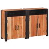 vidaXL Strani &scaron;al 2 kos Rjava 110 x 30 x 75 cm Masiven les akacije
