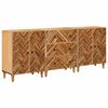 vidaXL Omare za shranjevanje 3 kos 60 x 33,5 x 75 cm Masiven les manga