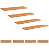 vidaXL Stopnice 8 kos 110 x 25 x 2 cm Svetlo rjava Trda bukovina