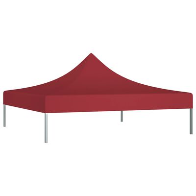vidaXL Streha za vrtni šotor 2x2 m bordo 270 g/m²