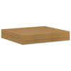 vidaXL Stenska polica Montaža za steno Bež 23 x 23,5 x 3,8 cm
