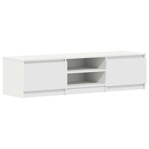 vidaXL TV omarica bela 140x40x35,5 cm iverna plo&scaron;ča