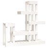 vidaXL Stojalo za rastline 92x25x97 cm trdna borovina