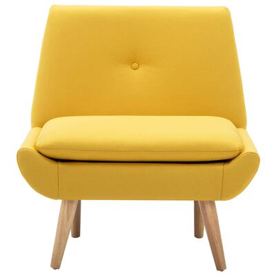 vidaXL Počivalni stol rumeno blago