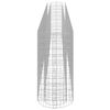 vidaXL Visoka greda gabion pocinkano železo 470x50x100 cm