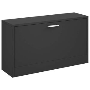 vidaXL Klop za čevlje črne barve 80x24x45 cm inženirski les