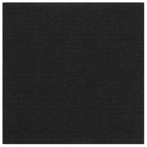 vidaXL Stenska glavna postelja 12 kos 30 x 30 cm Črna blago