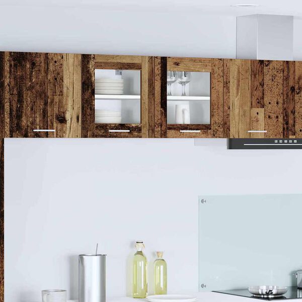 vidaXL Viseča omarica 2 pcs Star les 40 x 31 x 40 cm Konstruiran les