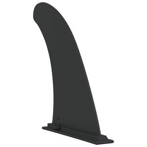 vidaXL SUP dno 3,5 x 18 x 21,5 cm Najlon Črna