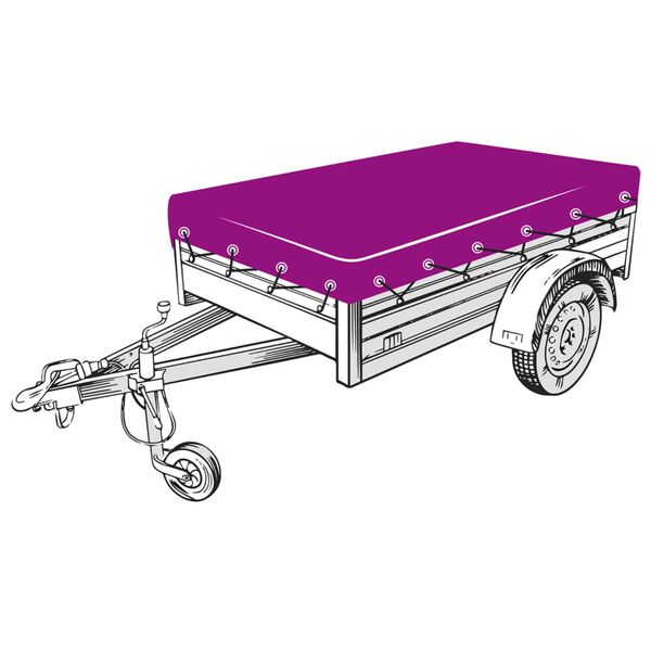 vidaXL Mreža za prikolico HDPE 2,5x4,5 m črna