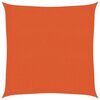 vidaXL Senčno jadro 160 g/m&sup2; oranžno 2,5x2,5 m HDPE