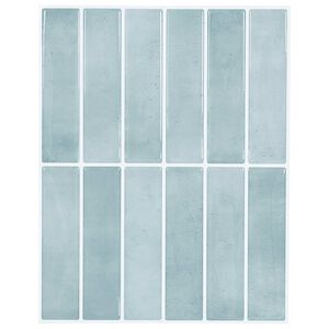vidaXL Pravokotna plo&scaron;čica 10 kos Siva zelena 29 x 23 x 0,08 cm