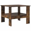 vidaXL Klubska miza Dimljeni oreh 57 x 55 x 45 cm Inženirski les