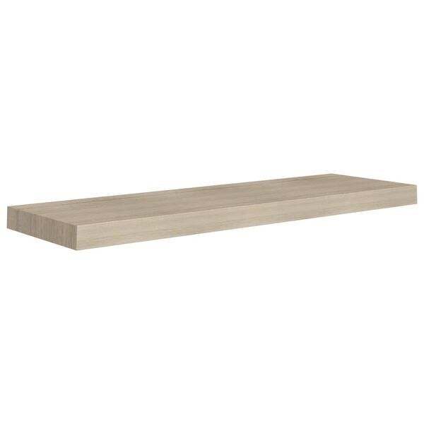 vidaXL Stenske police 2 kosa barva hrasta 80x23,5x3,8 cm MDF