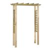 vidaXL Obok za vrtnice 150x60x204 cm impregnirani les