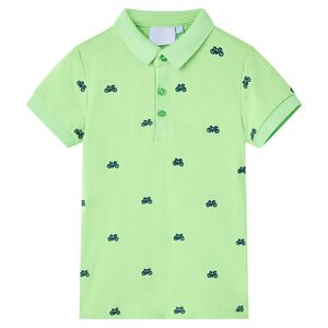 vidaXL Otro&scaron;ka polo majica neon zelena 92