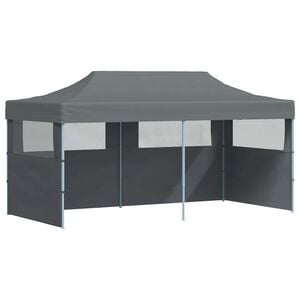 vidaXL Zložljiv pop-up vrtni &scaron;otor s stranicami 3x6 m antraciten