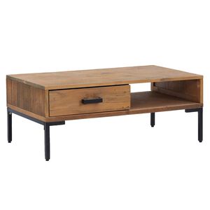 vidaXL Klubska mizica 90x50x35 cm trdna borovina